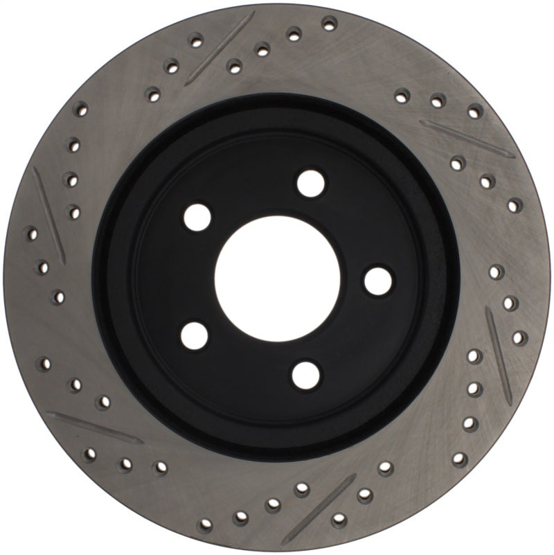 Stoptech 127.61087R 05-10 Ford Mustang Slotted & Drilled Right Rear Rotor