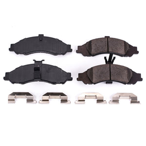 PowerStop 17 fits Pontiac GTO Front Z17 Evolution Ceramic Brake Pads w/Hardware