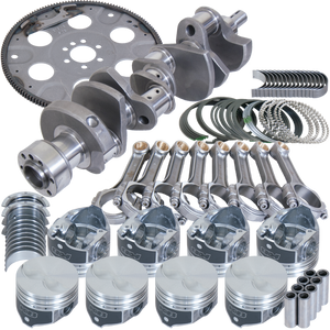 Eagle B13101L04053 fits Chevy 305 1Pc 3.480in Crank 5.700in I-Beam Rods 3.776in Pistons 153 Tooth FP Balanced Assembly