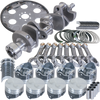 Eagle B13101L04053 fits Chevy 305 1Pc 3.480in Crank 5.700in I-Beam Rods 3.776in Pistons 153 Tooth FP Balanced Assembly