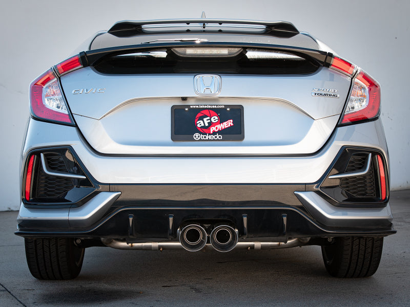 AFE 49-36624-P  3in 304 SS Cat-Back Exhaust System w/Polished Tips 17-21 fits H