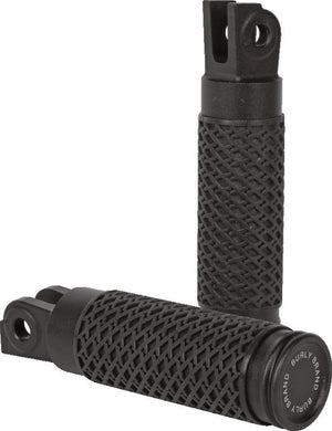 Burly B13-1204B Slash Cut Rider Front Peg Set
