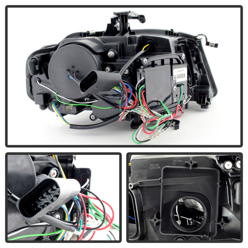 Spyder 5080752 fits Audi 09-12 A4 Projector Headlights Xenon/HID Model Only - D