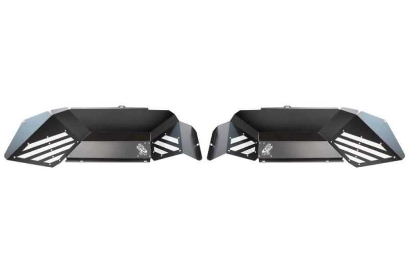 Fishbone Offroad FB33211R 2020+ JT Gladiator Rear - Black Aluminum Inner Fenders