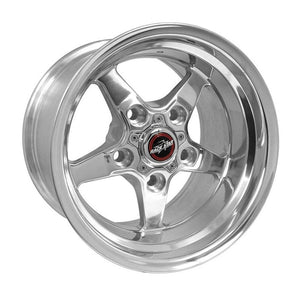 Race Star 92-705551DP 92 Drag Star 17x10.5 5x135bc 6.125bs Direct Drill Polished Wheel