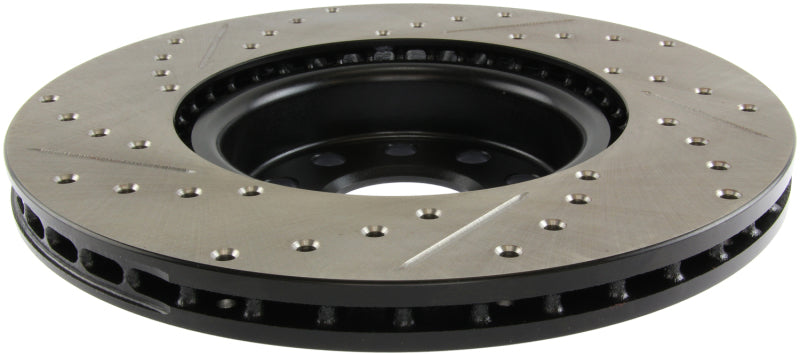 Stoptech 127.33098L Slotted & Drilled Sport Brake Rotor