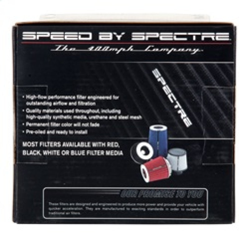 Spectre 8131 Adjustable Conical Air Filter 5-1/2in. Tall (Fits 3in. / 3-1/2in. / 4in. Tubes) - Blk