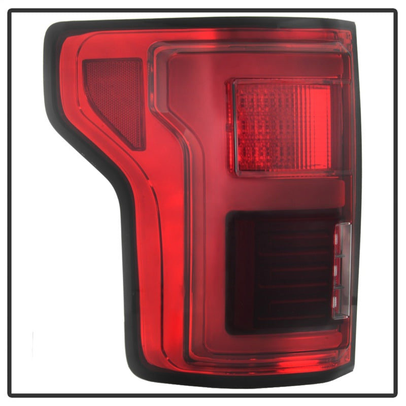 Spyder 5085320 fits Ford 15-18 F-150 LED Tail Lights (w/Blind Spot) - Red Clear