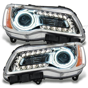 ORACLE Lighting 7728-335 Oracle 11-14 fits Chrysler 300C SMD HL - Chrome - NON HID - ColorSHIFT w/ BC1 Controller
