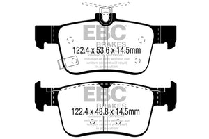 EBC UD1878 2016+ fits Honda Civic Coupe 1.5L Turbo Ultimax2 Rear Brake Pads