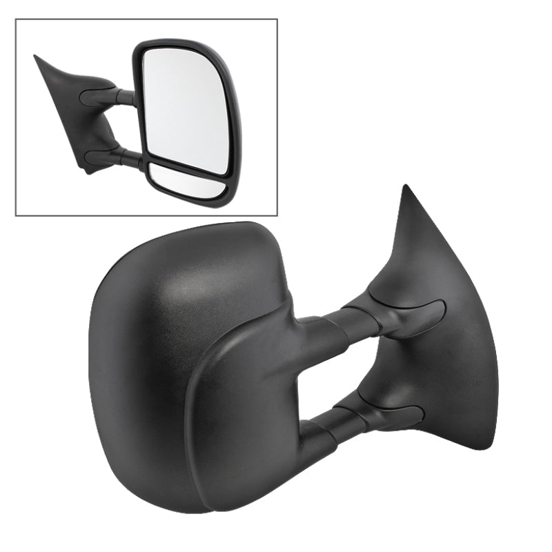 9932847 Xtune fits Ford 02-07 Superduty Manual Extendable Power Adjust Mirror