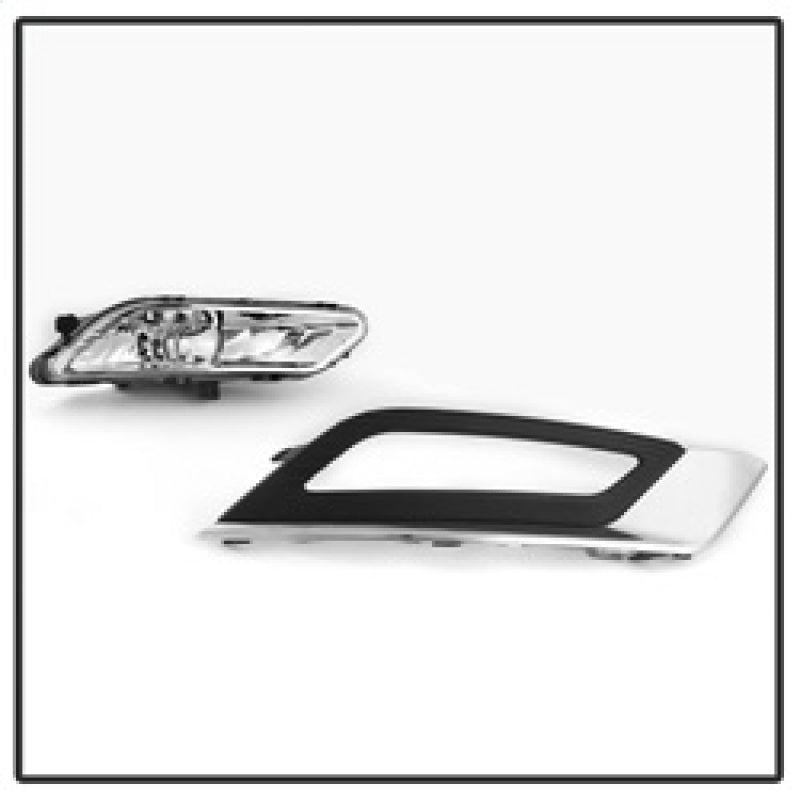 Spyder 5085405 fits Ford 17-18 Fusion OEM Fog Lights w/ Switch & Cover - Clear