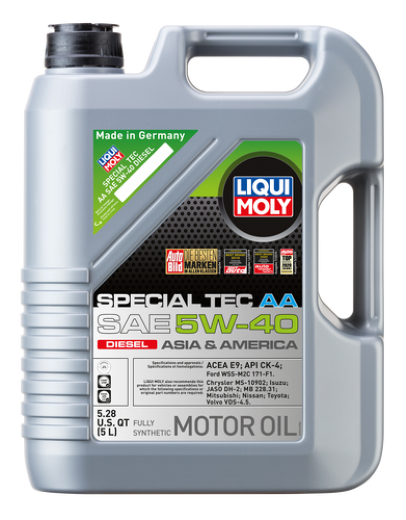 LIQUI MOLY 20426 5L Special Tec AA Motor Oil SAE 5W40 Diesel