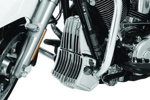 Kuryakyn 6417 Kuryakyn Oil Cooler Cover Milwaukee-8 Chrome