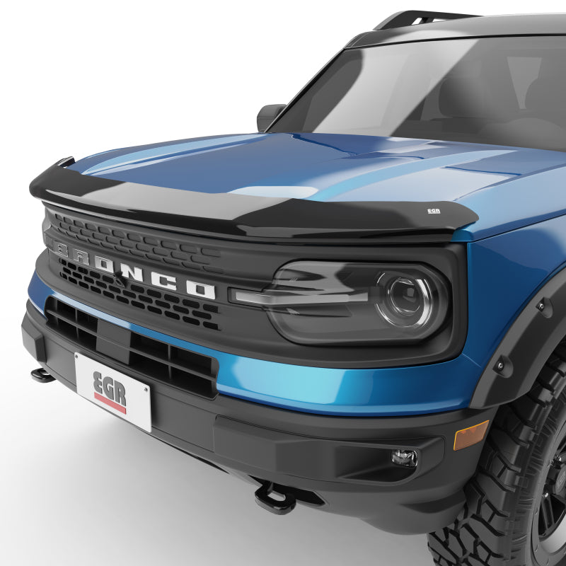EGR 303561 21-22 fits Ford Bronco Sport Superguard Hood Shield - Dark Smoke (303561)