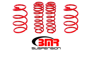 BMR SP075R fits Shelby 07-14 GT500 Drag Lowering Springs (Set Of 4) - Red