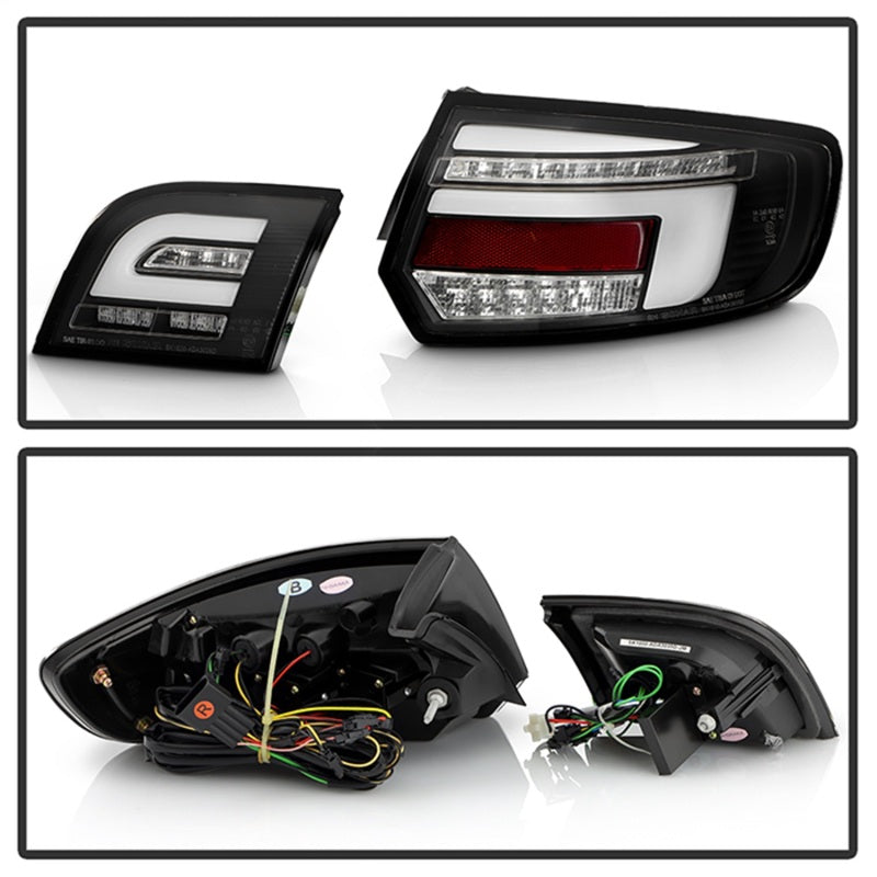 Spyder 5089076 03-08 fits Audi A3 Full LED Tail Lights - Black (ALT-YD-AA303-LE