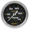 AutoMeter 4734 Autometer Carbon Fiber 2-1/16in Mechanical 0-200 PSI Pressure Gauge