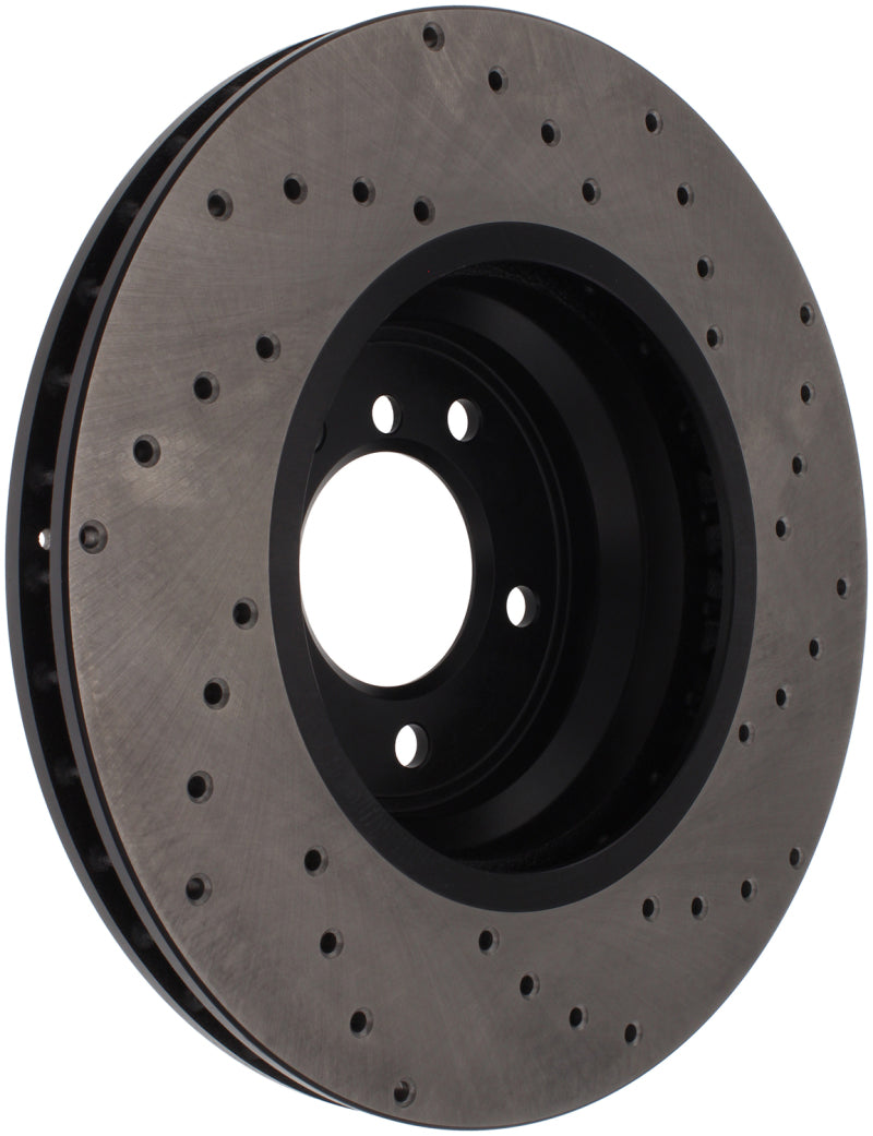 Stoptech 128.34093R 07-10 BMW 335i Cross Drilled Right Front Rotor