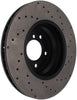 Stoptech 128.34093R 07-10 BMW 335i Cross Drilled Right Front Rotor