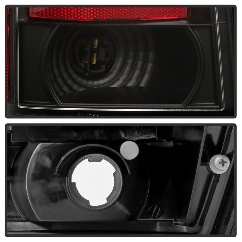 Spyder 5086655 fits Jeep 07-10 Grand Cherokee Light Bar LED Tail Lights - Black