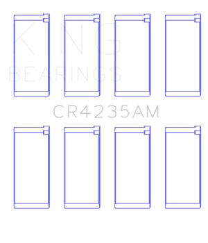 King CR4235AM0.25 fits Hyundai 2.0L G4GC (Size +0.25mm) Con Rod Bearing Set