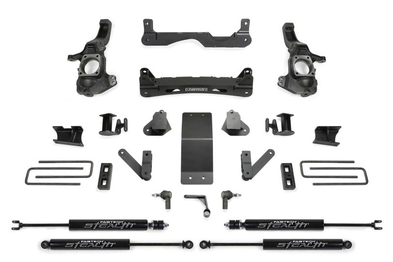 Fabtech K1200M 4in PERF SYS W/STEALTH 2020-24 fits GM 2500HD 4WD