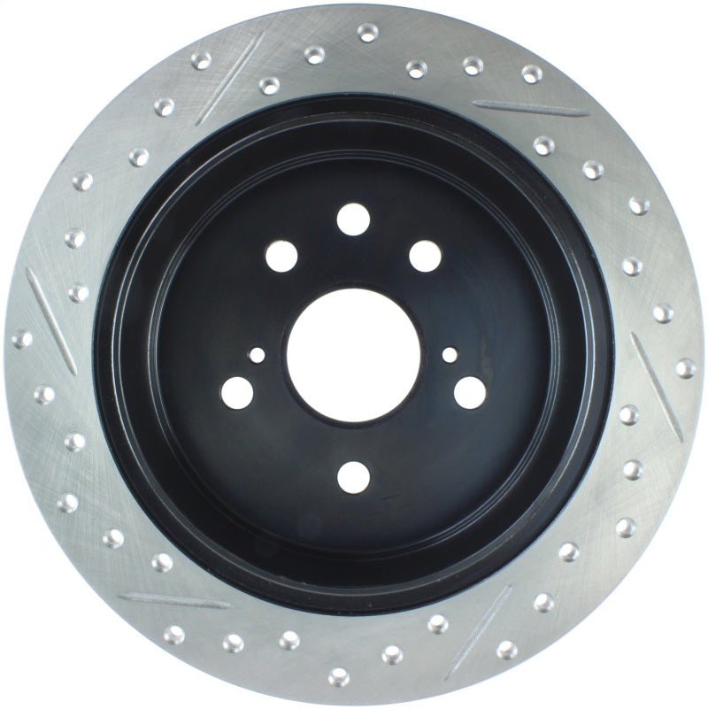 Stoptech 127.44142L 06-10 Lexus IS 250/IS 300/IS 350 SportStop Slotted & Drilled Left Rear Rotor
