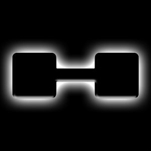ORACLE Lighting 3141-H-001 Universal Illuminated LED Letter Badges - Matte Blk Surface Finish - H