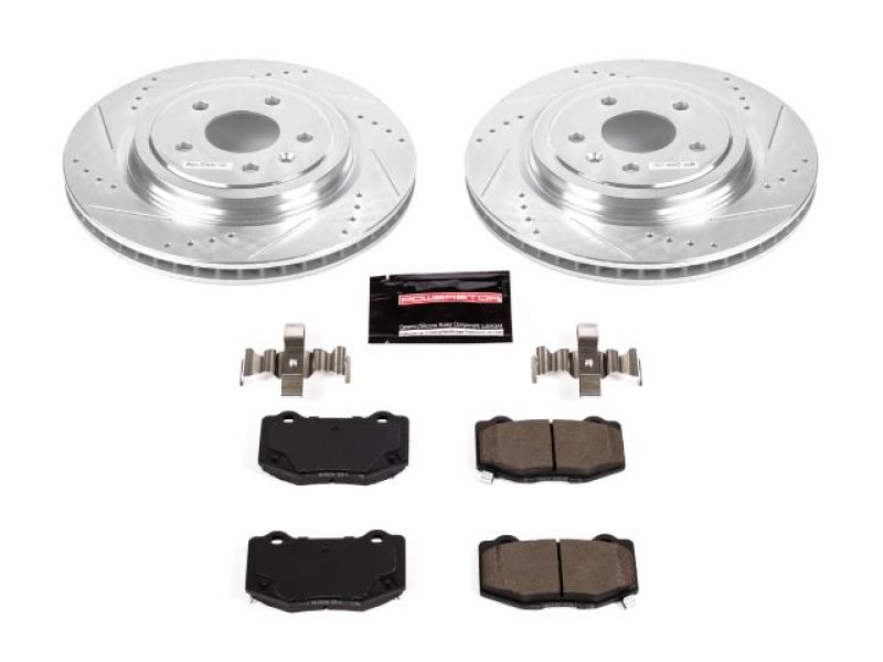 PowerStop K6535 fits Chevrolet 14-19 Corvette Rear Z23 Evolution Sport Brake Kit