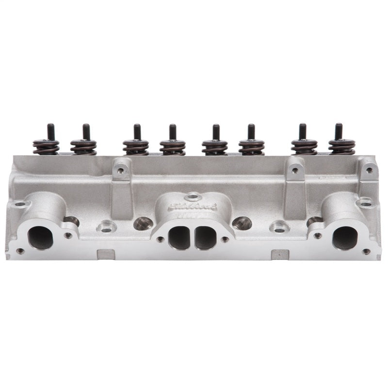 Edelbrock 61595 Cylinder Head fits Pontiac Performer D-Port 72cc Chambers for Hydraulic Roller Cam Complete