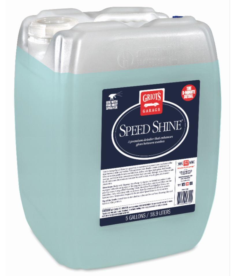 Griots Garage 55104 Speed Shine - 5 Gallons (fits Minimum Order Qty of 2 - No Drop Ship)