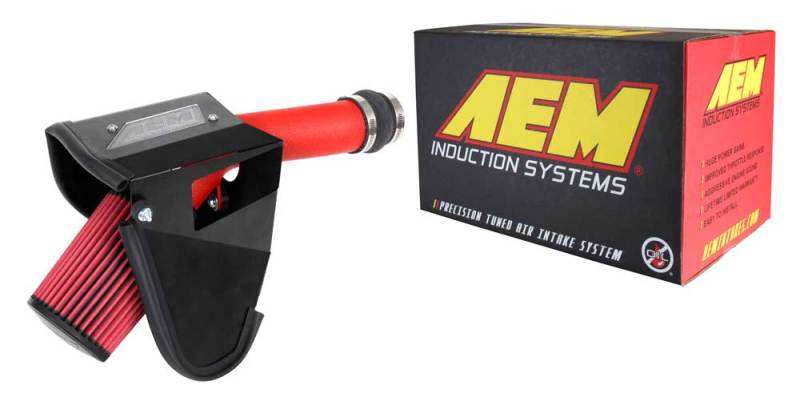 AEM 21-863WR Induction 2019 fits Subaru WRX STI 2.5L Cold Air Intake - Wrinkle Red