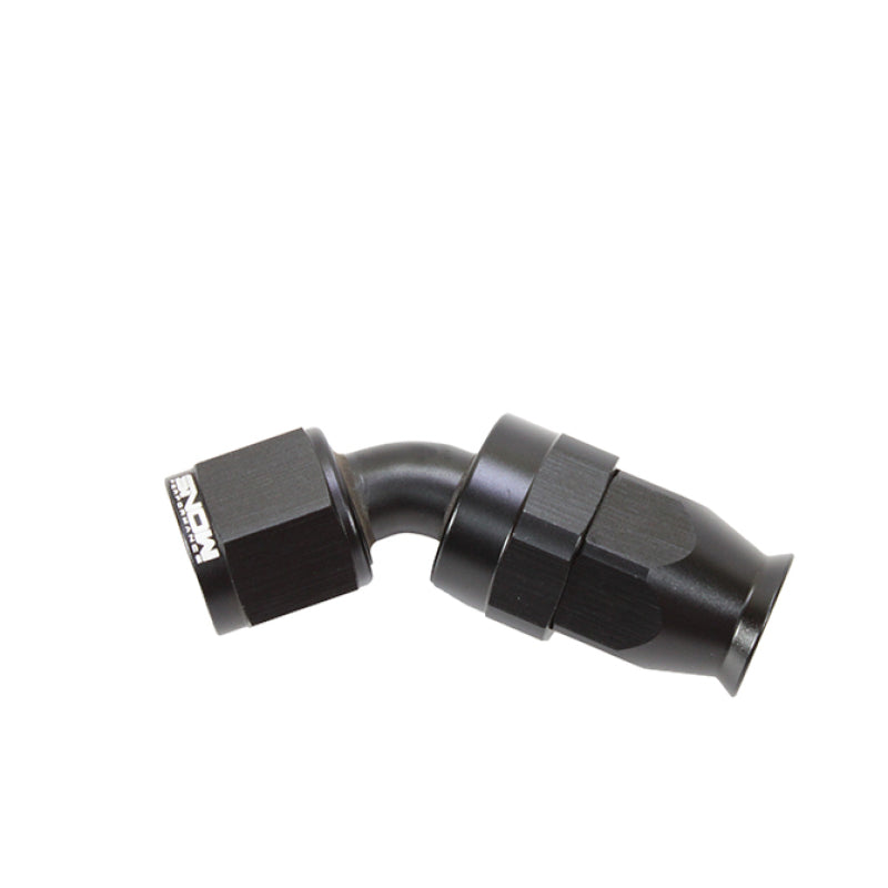 Snow Performance SNF-60845Snow -8AN 45 Degree PTFE Hose End (Black)