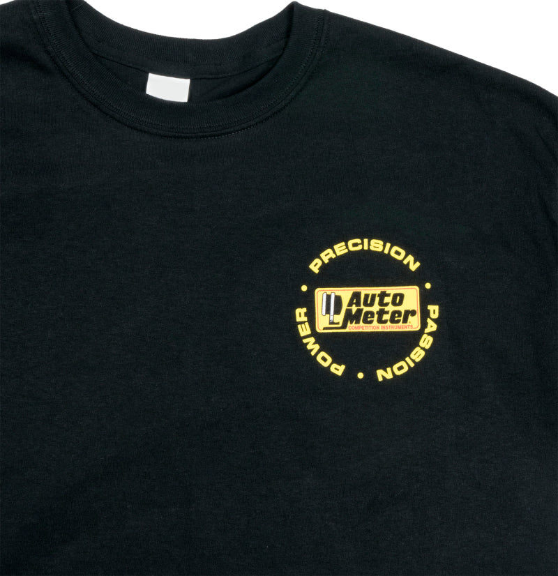 AutoMeter 0422L Black Competition Instruments T-Shirt - Large