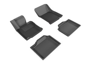 3D MAXpider 2017-2019 fits Infiniti Q60 Kagu 1st Row Floormat - Black