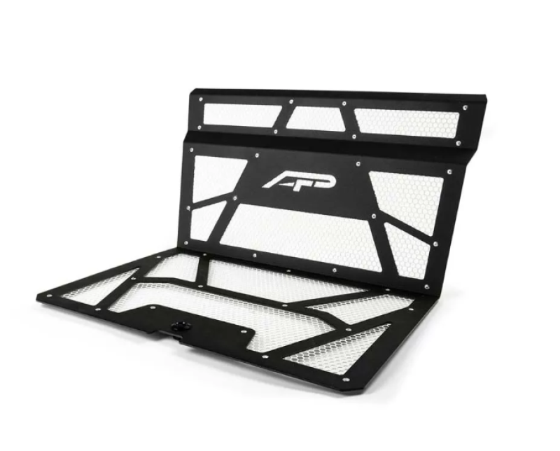 Agency Power AP-RZR-111-FMB-MWHT fits Polaris 14-22 RZR XP 1000/ Turbo Matte Black-White Vented Engine Cover