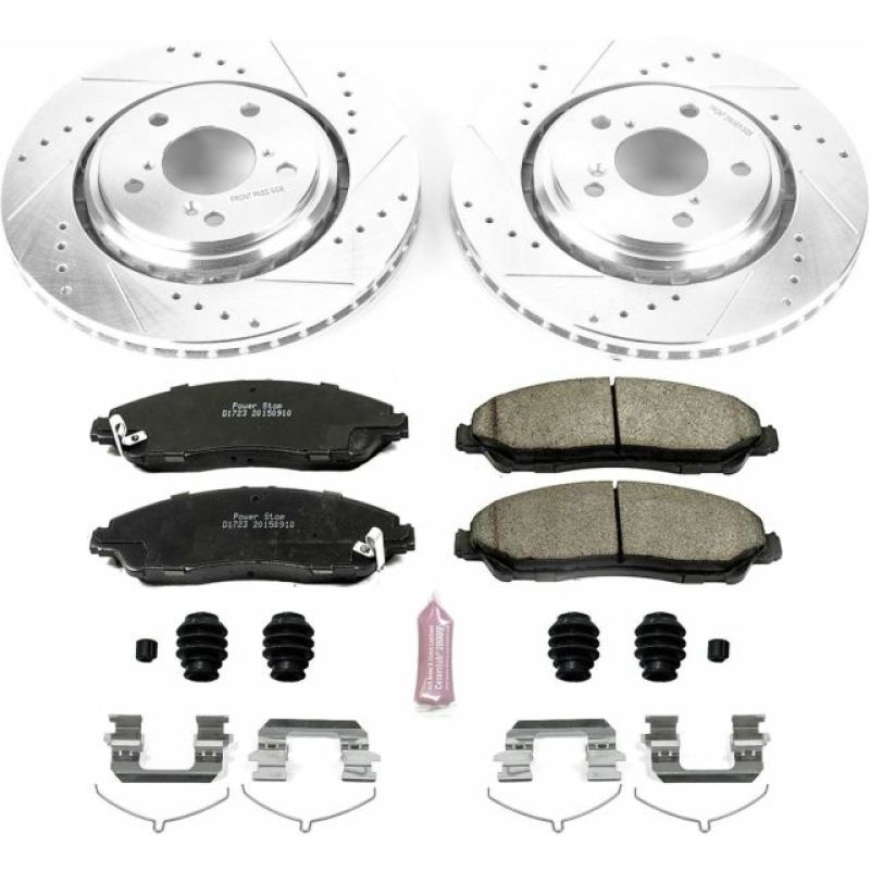 PowerStop K7352 fits Acura 17-19 MDX Front Z23 Evolution Sport Brake Kit