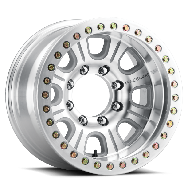 Raceline RT233-79500-32(6P) RT233 Monster Machined 17x9.5in / BLANK BP / -32mm Offset / 83.82mm Bore - Machined