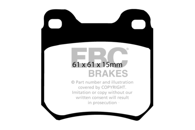 EBC DP2675 fits Cadillac 97-01 Catera 3.0 Greenstuff Rear Brake Pads