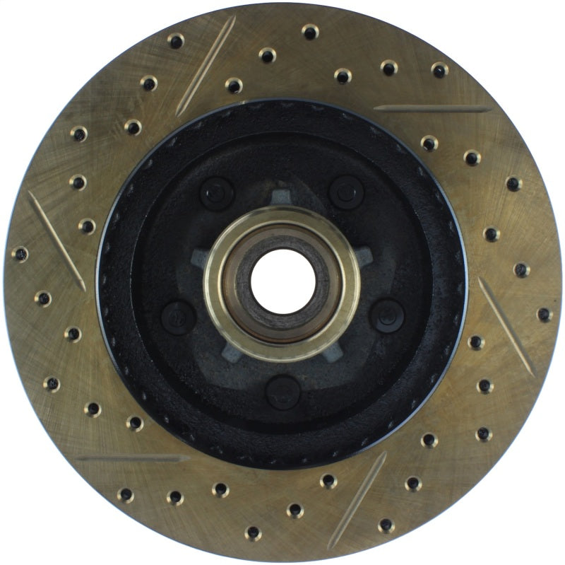 Stoptech 127.66011L Slotted & Drilled Sport Brake Rotor