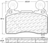 Stoptech 305.1474 14-17 Chevrolet Camaro SS/09 Pontiac G8 Street Select Front Brake Pads