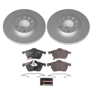 PowerStop ESK834 fits Saab 99-03 9-3 Front Euro-Stop Brake Kit