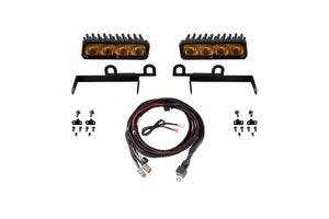 Diode Dynamics DD8867 2013-2018 Ram 1500 Ram SportExpress SS6 Sport LED Kit Yellow Fog 3000K
