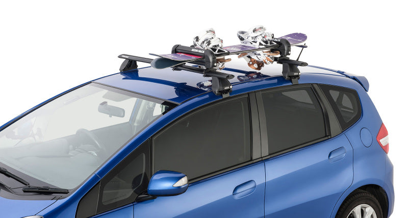 Rhino-Rack 573 Universal Ski/Snowboard Carrier - Fits 3 Pairs of Skis or 2 Snowboards - Black