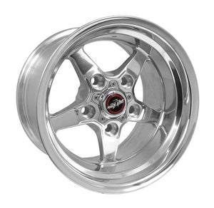 Race Star 92-770847DP 92 Drag Star 17x7.00 5x5.50bc 4.25bs ET6 Direct Drill Polished Wheel