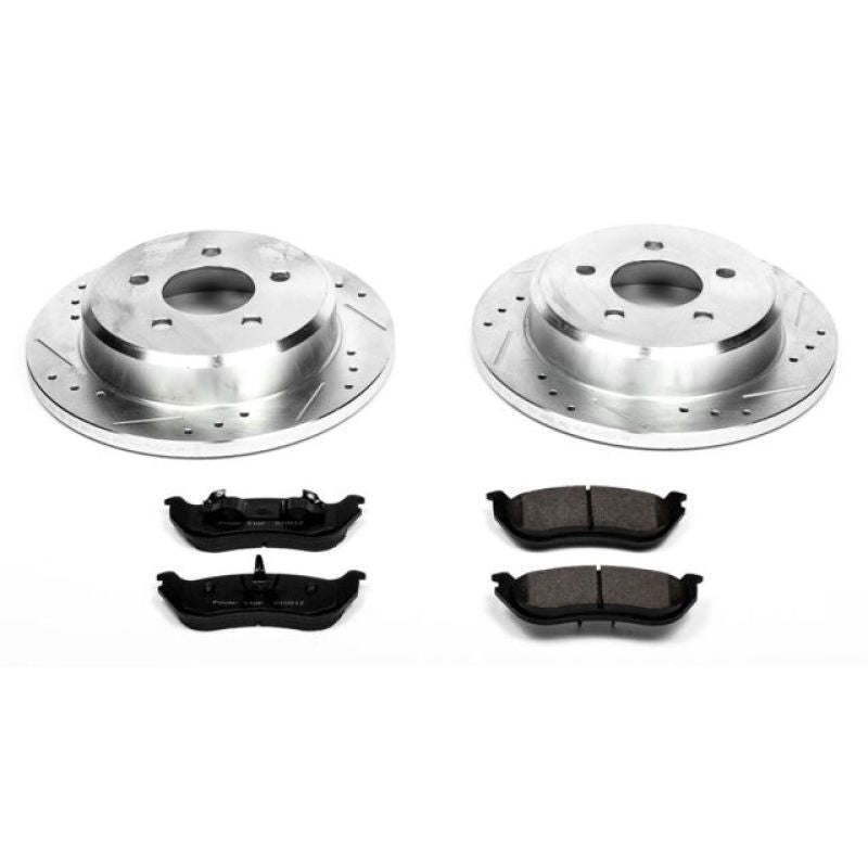 PowerStop fits Ford 96-02 Crown Victoria Rear Z23 Evolution Sport Brake Kit