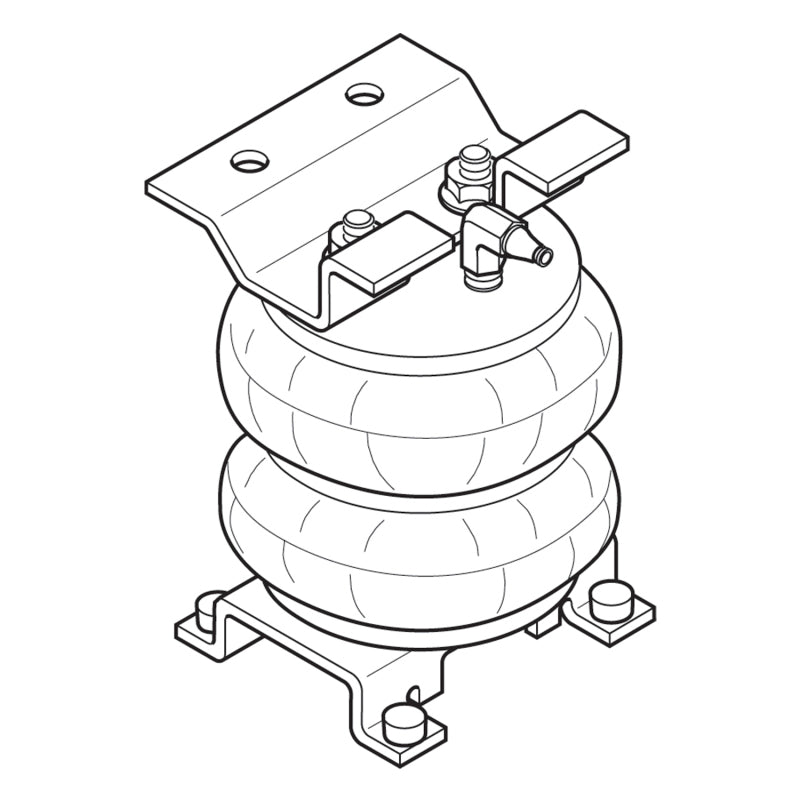 Firestone 2080 Ride-Rite Air Helper Spring Kit Rear fits Chevrolet 75-96 P30 RWD (W217602080)