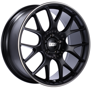 BBS CH113BPO CH-R 20x9 5x120 ET29 Satin Black Polished Rim Protector Wheel -82mm PFS/Clip Required