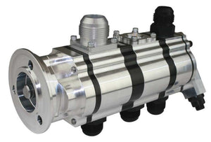 Moroso 22393 Tri-Lobe Dry Sump 3-Stage Oil Pump for Procharger V-Band 1.200